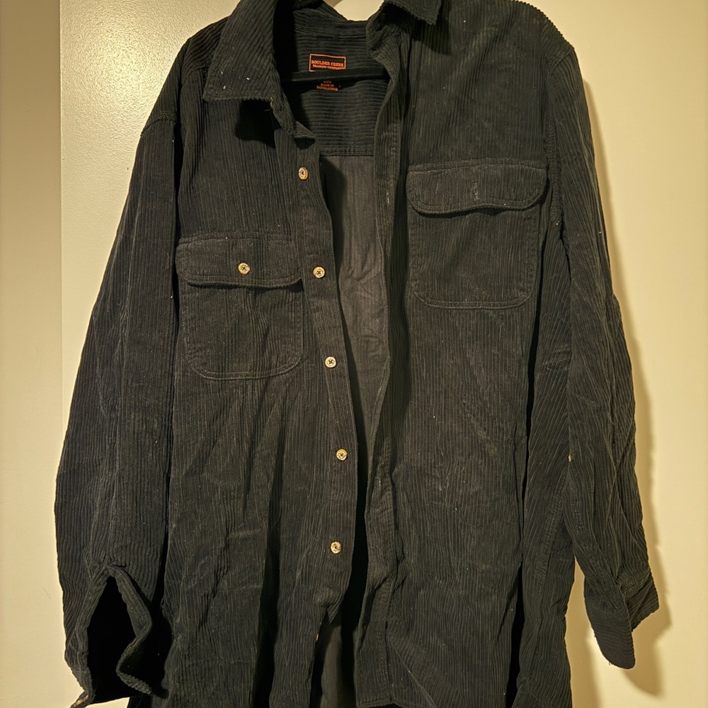 Men's Black Corduroy Jacket